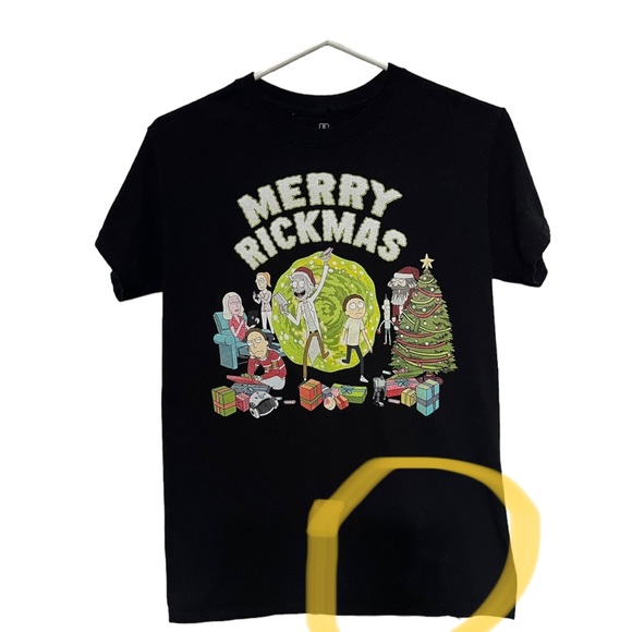 Rick & Morty Christmas tee t-shirt size small - Picture 5 of 6